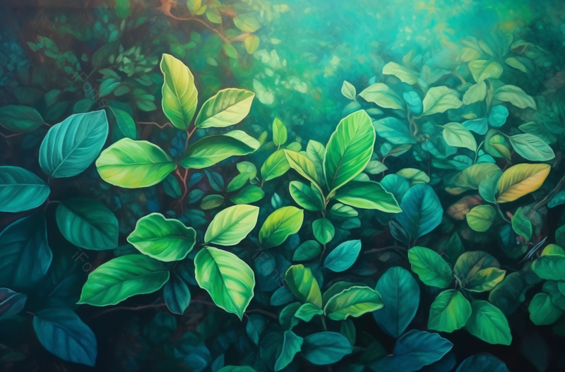 手绘春天的叶子背景图,插画/手绘图,插画/手绘图库,插画/手绘图下载,插画/手绘